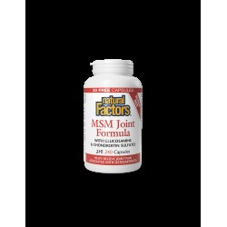 МСМ формула за стави (с глюкозамиин и хондроитин сулфат), 240 капсули Natural Factors МСМ формула за стави (с глюкозамиин и хондроитин сулфат), 240 капсули Natural Factors