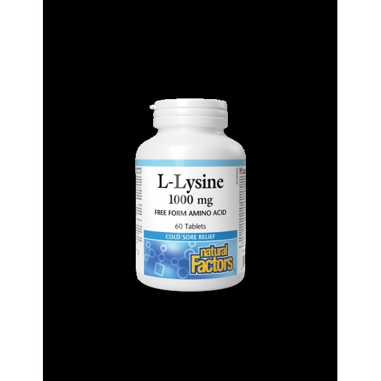 Херпес симплекс, костна система - Л-Лизин, 1000 mg x 60 таблетки