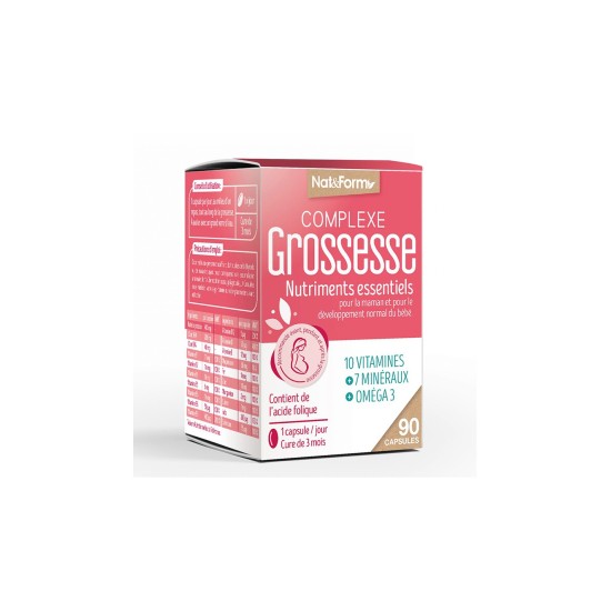 Комплекс за бременни с витамини и минерали + Омега-3 ,90 капсули