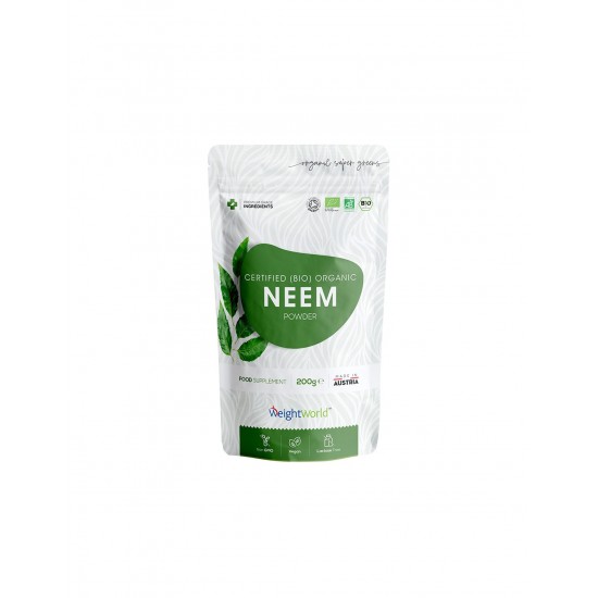 Красива коса и кожа - Нийм (лист) Organic 2 g, прах 200 g - Neem