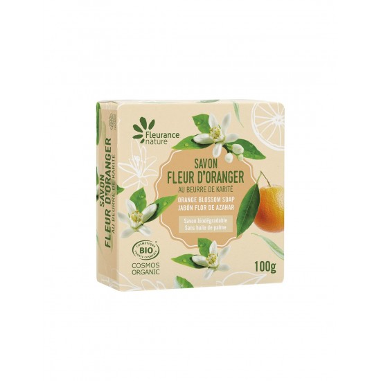 Сапун с портокалов цвят Био, 100 g Fleurance Nature