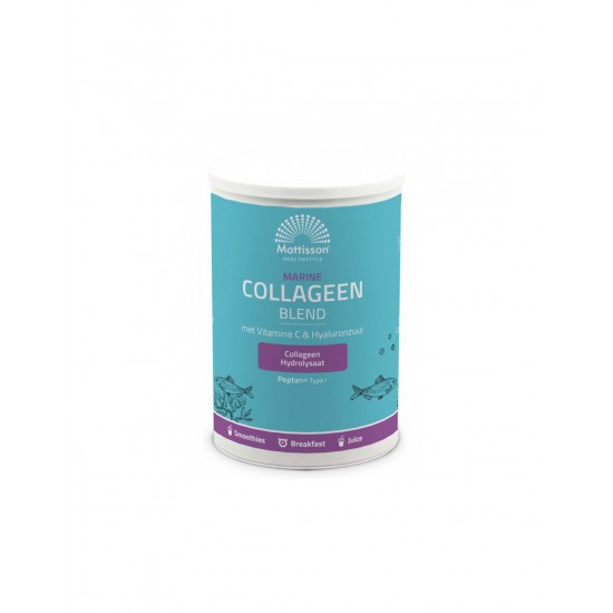 Рибен колаген тип I с витамин С и Хиалуронова киселина - Marine Collagen Peptan, 300 g