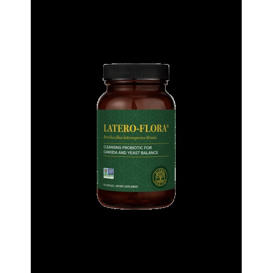 Latero-Flora™ Brevibacillus laterosporus (B.O.D.™ strain) - Пробиотик срещу Кандида в червата, 60 капсули