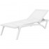 Шезлонг Пасифик бял с бяла мрежа AMSTRAT202404126