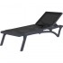 Шезлонг Пасифик сив с черна мрежа AMSTRAT202404132