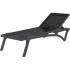 Шезлонг Пасифик сив с черна мрежа AMSTRAT202404132