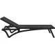 Шезлонг Пасифик черен с черна мрежа AMSTRAT202404133