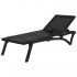 Шезлонг Пасифик черен с черна мрежа AMSTRAT202404133