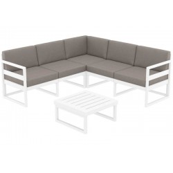 Комплект Миконос ъглов бял/кафяви възглавнички AMSTRAT2024041414 Комплект Миконос ъглов бял/кафяви възглавнички AMSTRAT2024041414