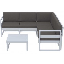 Комплект Миконос ъглов сив/тъмно сиви възглавнички AMSTRAT2024041416