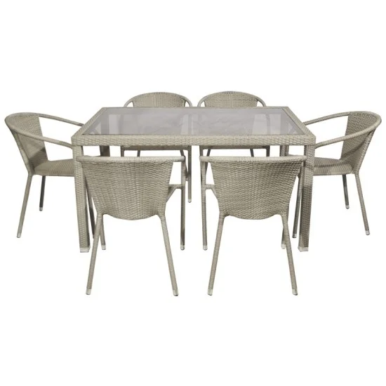 Ратанов комплект Вито 156-2 сив ратан AMSTRAT2024041815 Ратанов комплект Вито 156-2 сив ратан AMSTRAT2024041815