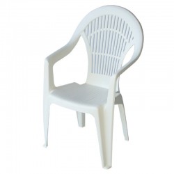 Пластмасов стол Вега бял AMSTRAT202404197