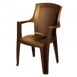 Пластмасов стол Еден кафяв AMSTRAT202404211