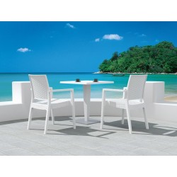 Стол Ибиза бял AMSTRAT202404226
