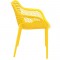 Стол Еър XL жълт полипропилен AMSTRAT202404301