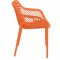 Стол Еър XL оранжев полипропилен AMSTRAT202404302