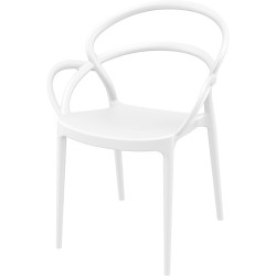 Стол Мила бял AMSTRAT2024051021 Стол Мила бял AMSTRAT2024051021