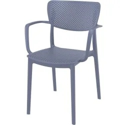 Стол Лофт тъмно сив AMSTRAT202405104 Стол Лофт тъмно сив AMSTRAT202405104