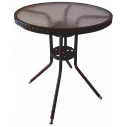 Ратанова маса 4125 B ф75/72h кафява AMSTRAT202405167 Ратанова маса 4125 B ф75/72h кафява AMSTRAT202405167