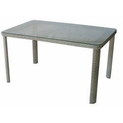 Ратанова маса Т 341-2 140/90/75h сива AMSTRAT202405177 Ратанова маса Т 341-2 140/90/75h сива AMSTRAT202405177