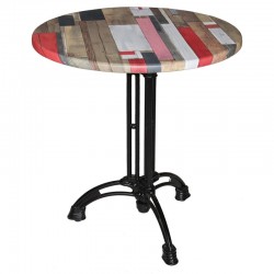 Маса Яна3 ф80 red wood код 219 AMSTRAT202406041