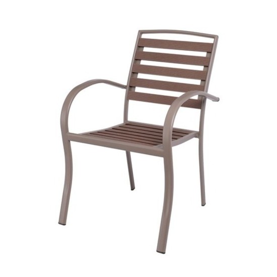 Стол АМ-6892-1 пясъчно бежово/орех AMSTRAT20251071 Стол АМ-6892-1 пясъчно бежово/орех AMSTRAT20251071