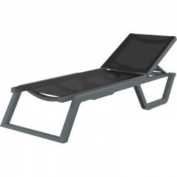 Шезлонг Рио сив/черен AMSTRAT202504202 Шезлонг Рио сив/черен AMSTRAT202504202