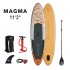 Надуваем падъл борд  MAGMA 330х84х15 см. BT-21MAP