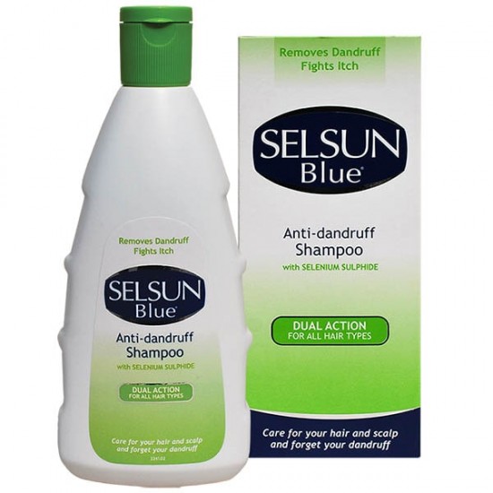 Selsun Blue™ с двойно действие – шампоан против пърхот за всички типове коса 200мл Selsun Blue™ с двойно действие – шампоан против пърхот за всички типове коса 200мл
