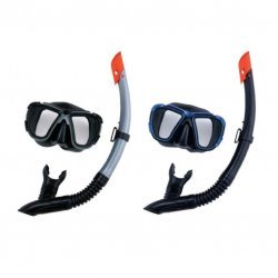 Комплект маска и шнорхел BLACKSEA Bestway 24021 Комплект маска и шнорхел BLACKSEA Bestway 24021