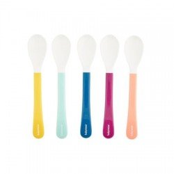 Лъжички за хранене силикон 5 броя