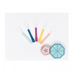 Лъжички за хранене пластмаса 5 броя