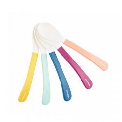 Лъжички за хранене силикон 5 броя