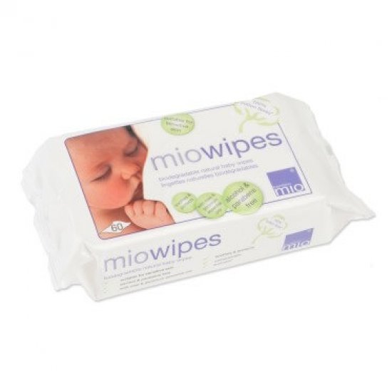 Bambino Mio Биологично-разграждащи се влажни бебешки кърпички – 60 броя