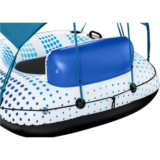 Шезлонг надуваем, плаващ, 123x123x51 см, Bestway Hydro-Force Rapid Rider 43725 Шезлонг надуваем, плаващ, 123x123x51 см, Bestway Hydro-Force Rapid Rider 43725