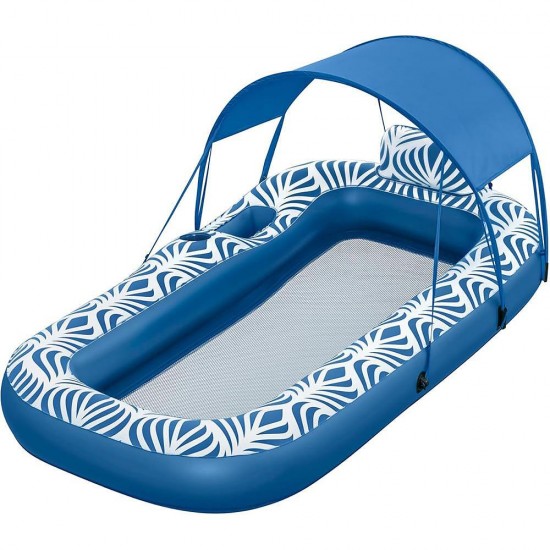 Плажен надуваем дюшек с мрежа и сенник Bestway Comfort plush 43732 Плажен надуваем дюшек с мрежа и сенник Bestway Comfort plush 43732