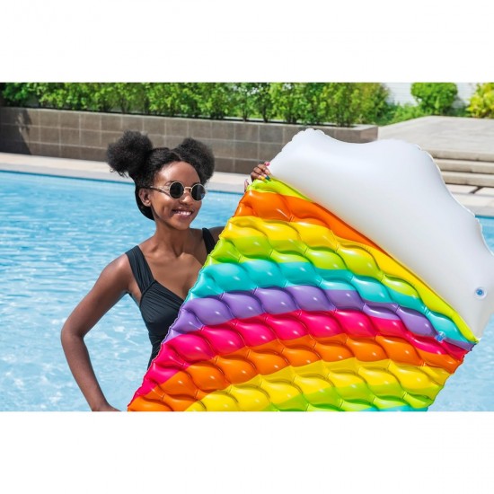 Надуваем дюшек Raibow 216х80см. Bestway 44107 Надуваем дюшек Raibow 216х80см. Bestway 44107