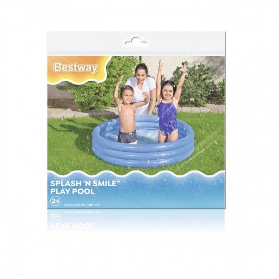 Детски надуваем басейн с 3 ринга 122х25см. Bestway 51025