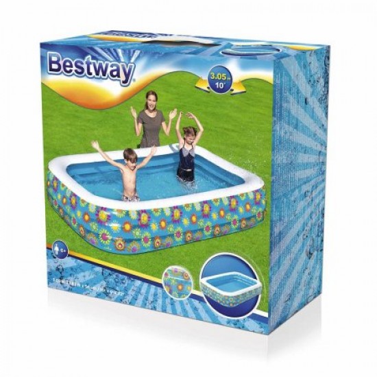 Надуваем басейн 305 x 183 x 56см 54121 Bestway 54121