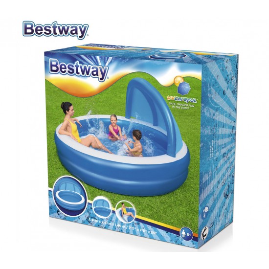 Надуваем басейн със сенник Ø241х140см. Bestway 54337 Надуваем басейн със сенник Ø241х140см. Bestway 54337