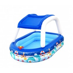 Надуваем детски басейн със сенник Ø213х155х132см. Bestway 54370