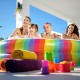 Басейн надуваем, детски, 206x51 см. с поставки за чаши Bestway 54443 