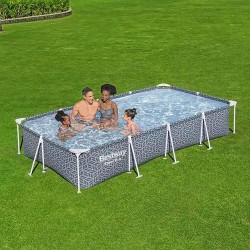 Басейн с метална конструкция, правоъгълен, 366x201x66см, Bestway 561FT Steel Pro 5611 Басейн с метална конструкция, правоъгълен, 366x201x66см, Bestway 561FT Steel Pro 5611