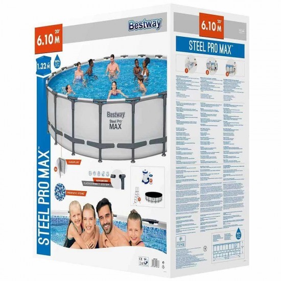 Сглобяем басейн с метална рамка Bestway 561FM Steel Pro Max 5617