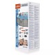 Басейн с метална конструкция, имитация на камък, 488x122см, Bestway 5619E Steel Pro Max, с филтърна помпа, стълба и покривало 56192