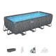 Басейн с метална конструкция, сглобяем, 549x274x132 см, Bestway 561KA APX 365, с филтърна помпа, стълба и покривало 56197 Басейн с метална конструкция, сглобяем, 549x274x132 см, Bestway 561KA APX 365, с филтърна помпа, стълба и покривало 56197