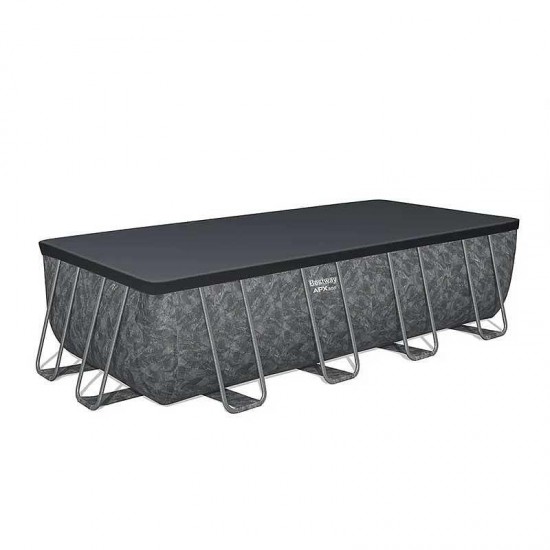 Басейн с метална конструкция, сглобяем, 549x274x132 см, Bestway 561KA APX 365, с филтърна помпа, стълба и покривало 56197 Басейн с метална конструкция, сглобяем, 549x274x132 см, Bestway 561KA APX 365, с филтърна помпа, стълба и покривало 56197