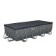 Басейн с метална конструкция, сглобяем, 549x274x132 см, Bestway 561KA APX 365, с филтърна помпа, стълба и покривало 56197 Басейн с метална конструкция, сглобяем, 549x274x132 см, Bestway 561KA APX 365, с филтърна помпа, стълба и покривало 56197