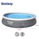 Басейн надуваем ринг, ратан, 396x84см, Fast Set, с филтърна помпа, 7340л. Bestway 57376 Басейн надуваем ринг, ратан, 396x84см, Fast Set, с филтърна помпа, 7340л. Bestway 57376