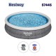 Басейн с надуваем ринг, семеен, сив ратан, 366x76 см, с филтърна помпа Bestway 57445 Басейн с надуваем ринг, семеен, сив ратан, 366x76 см, с филтърна помпа Bestway 57445
